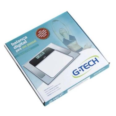 Imagem de Balança Pessoal Digital Glass 7FW G-Tech até 180 Kg Vidro Temperado