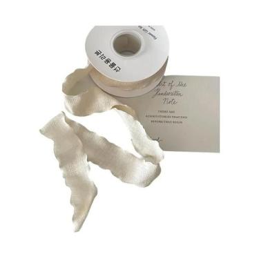 Imagem de Fita De Tecido Plissada Boêmia Para Embalagem De Presentes, Acentos De