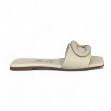 Imagem de Tamanco Feminino Vizzano Flat Slide 6553.101 Branco Off 34-Feminino