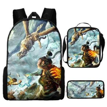 Imagem de Conjunto de mochilas Dungeons and Dragons Anime School, 3 unidades - y
