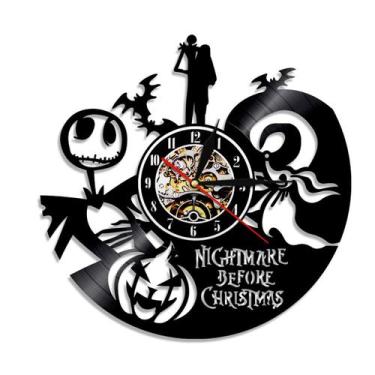 Imagem de Relógio de parede Nightmare Before Christmas Jack Skellington - yiweis