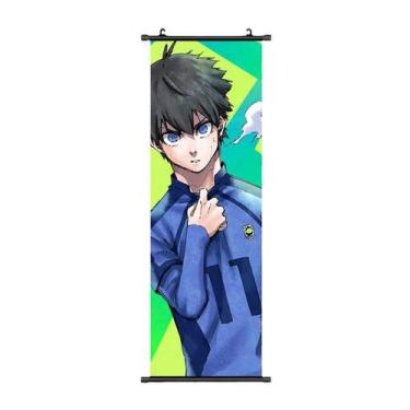 Imagem de Pintura de parede em tela Blues Locks Isagis Yoichis Anime - yiweisai