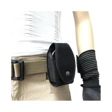 Imagem de Suporte Tático Ajustável De Botão Duplo Para Algemas MOLLE Com Saque R