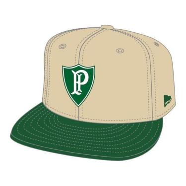 Imagem de BONE 9FIFTY ORIGINAL FIT PALMEIRAS FUTEBOL ABA RETA SNAPBACK KAKI NEW ERA-Masculino