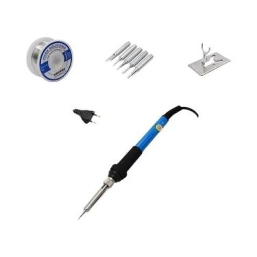 Imagem de Ferro De Solda Elétrico Ajustável De 60W Com Plugue EU/US/UK, Ferramen