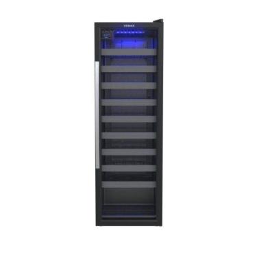 Imagem de Adega Piubella 200 Para 50 Garrafas Preto 127v Venax