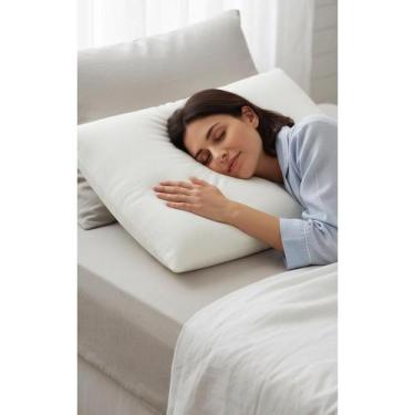 Imagem de Travesseiro Nasa Viscoelástico Branco - Conforto e Suporte - Congratul