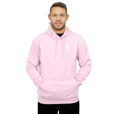 Imagem de Moletom Masculino Canguru com Capuz Flanelado Estampado Relaxado Casual Inverno Confortável-Masculino