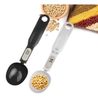 Imagem de Colher Balanca Precisao 500gr Graos Digital Dosador Cozinha