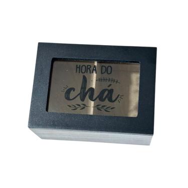 Imagem de Porta Chá Em Mdf Com 6 Divisória Cantinho Do Café