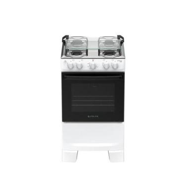 Imagem de Fogão 4 Bocas Atlas Mônaco Plus Automático Mesa Inox Branco Bivolt