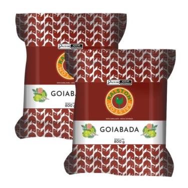 Imagem de Kit 2 Barras Goiabada 800g Ralston  Clássica Brasileira com Sabor Autê