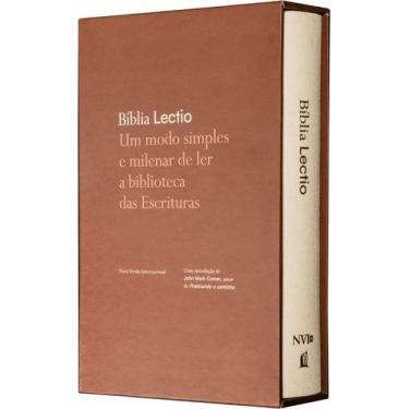 Imagem de Livro - Bíblia Lectio NVI (Nova Versão Internacional), Tecido sobre ca