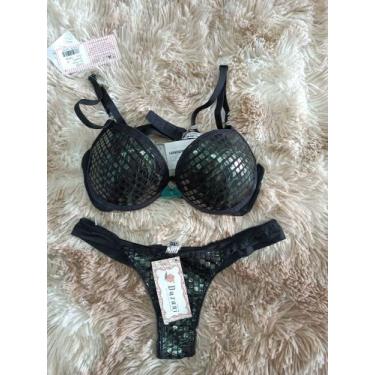 Imagem de Conjunto preto brilhante P - Duzani 