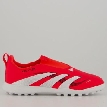 Imagem de Chuteira Adidas Predator League LL Society Juvenil Vermelha, 27