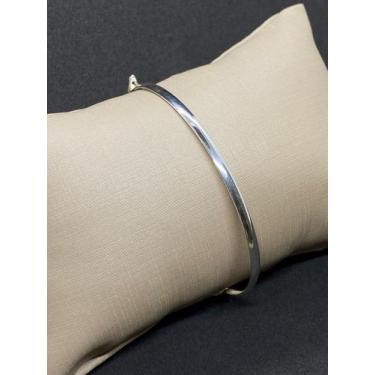 Imagem de Bracelete oval prata 0.925 - Taila Joias
