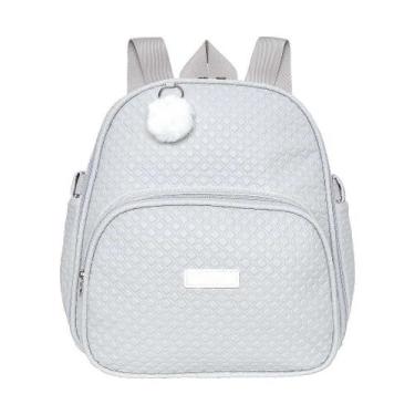 Imagem de Mochila de Maternidade Pirulitando Baby Leveza Cinza, Cinza