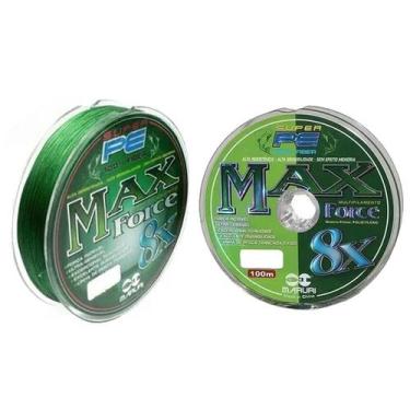 Imagem de Linha de Pesca Multifilamento Maruri Max Force 8X Verde Carretel - 100