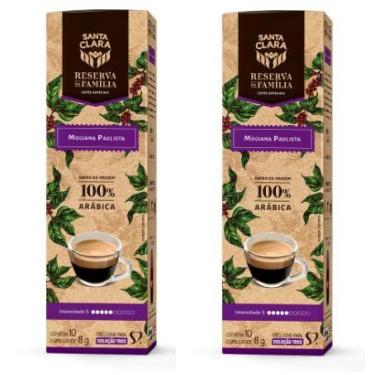 Imagem de Kit 20 Cápsulas de Café Espresso TRES 3 Corações Reserva da Família Mo