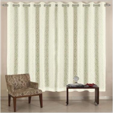 Imagem de Cortina Renda Quarto e Sala Com Forro Nativa 1,80 X 3,00m - Corti Lest