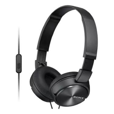 Imagem de Fone De Ouvido Fone Sony MDR-ZX310AP Protetores Giratórios Preto