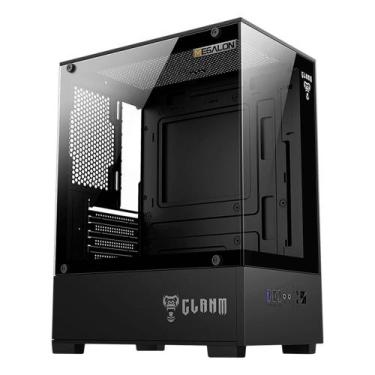Imagem de Gabinete Gamer Aquario Vidro Temperado Frontal e Lateral Mini Tower To