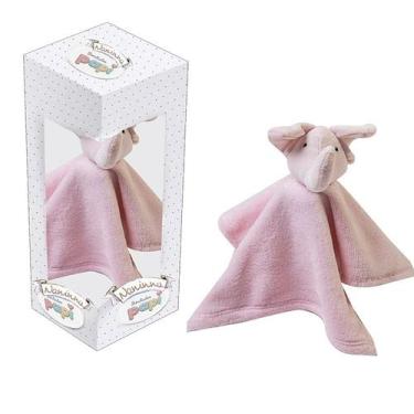 Imagem de Naninha Infantil Em Microfibra Antialérgica e Macia 40x33cm Baby Papi 