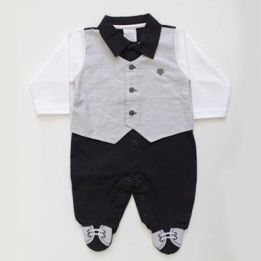 Imagem de Macacão Bebê Masculino - Anjos Baby