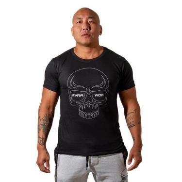 Imagem de Camiseta Masculina Kvra Wod LS, Preto, G