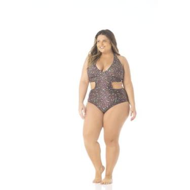Imagem de Maiô Plus Size Verão - Engana Mamãe Fio Duplo Moderno - DANI LINGERIE 