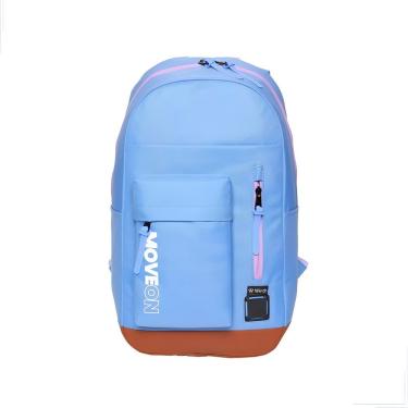 Imagem de Mochila GXM Unissex Juvenil em Poliéster 46cm X 35cm X 8cm Azul Claro para Escola e Viagem