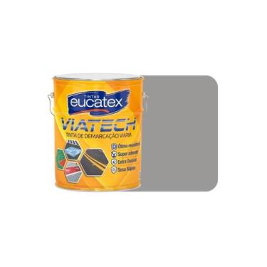 Imagem de Tinta Viária Eucatex 18L Resistência Para Sinalização, Cinza Médio