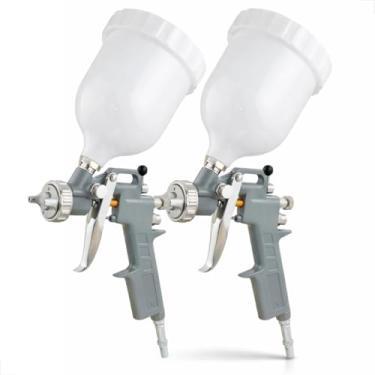 Imagem de Pistola de Pintura Pneumática Profissional com Copo 500ml, Bicos Intercambiáveis, Alta Precisão e Baixo Consumo de Ar