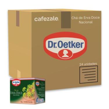 Imagem de Chá Erva Doce Nacional Dr.Oetker Kit 24cx 16g 240 saquinhos