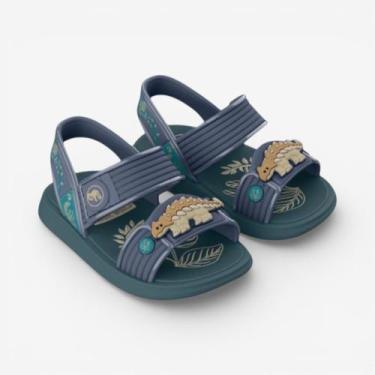 Imagem de Papete Grendene Kids Jurassic Soft Step Baby Azul, Azul médio, Azul, 2