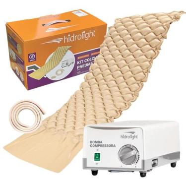 Imagem de Colchão Pneumático Anti Escaras 110v 220v Airplus com Motor Até 130 Kg