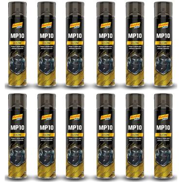 Imagem de KIT 12 Silicone Spray Aerosol 300ml MP10 Mundial Prime Neutro