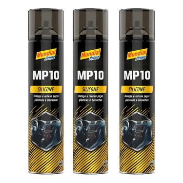 Imagem de KIT 3 Silicone Spray Aerosol 300ml MP10 Mundial Prime Neutro