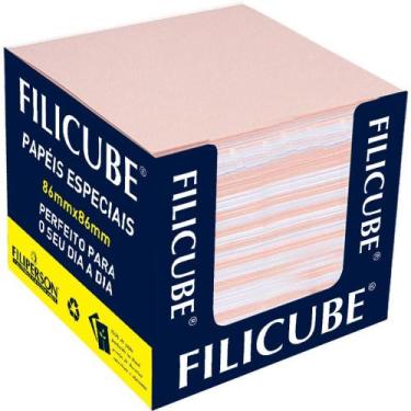 Imagem de Bloco para Recado Filicube 8X8CM.2 Cores - Filiperson