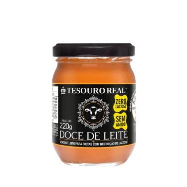 Imagem de Doce de Leite Tradicional Sem Lactose Tesouro Real - 220g