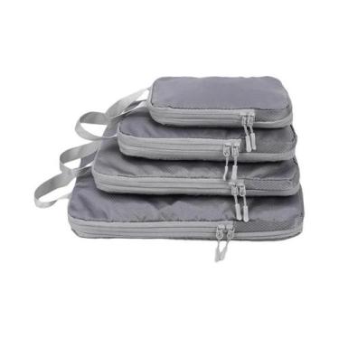 Imagem de Conjunto De 4 Peças De Bolsas De Armazenamento De Viagem Impermeáveis 