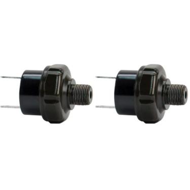 Imagem de Interruptor de Pressão VIAIR 85-105 PSI Preto Pacote com 2 Unidades 1/