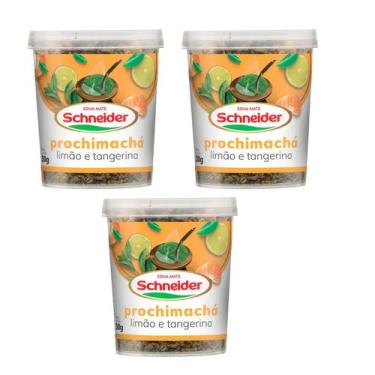 Imagem de Kit 3 Chá Prochimachá Limão e Tangerina Composto Chimarrão - Schneider