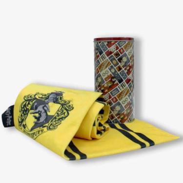 Imagem de Cachecol Oficial Harry Potter Lufa Lufa Moda Criativa Geek, Amarelo