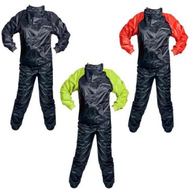 Imagem de Capa Chuva Spencer Pvc com Poliéster Roupa Conjunto Chuva Moto Motoque