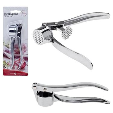 Imagem de Espremedor amassador De Alho de Alumínio e Zinco Blister Art House