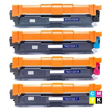 Imagem de Premium Kit Colorido 4 Cores Toner Compatível TN221 TN225 para Brother MFC-9130CDW HL-3...