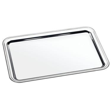 Imagem de Bandeja Retangular Buena Tramontina em Aço Inox