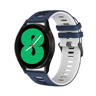 Imagem de Pulseira Silicone Esportiva p/ Galaxy Watch 4 - Azul Marinho