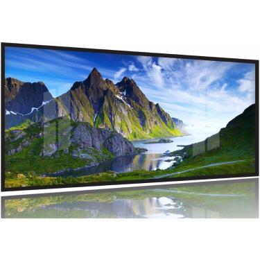 Imagem de Quadro decorativo Paisagem verde Natureza - 130x60 Moldura Preta 2x2